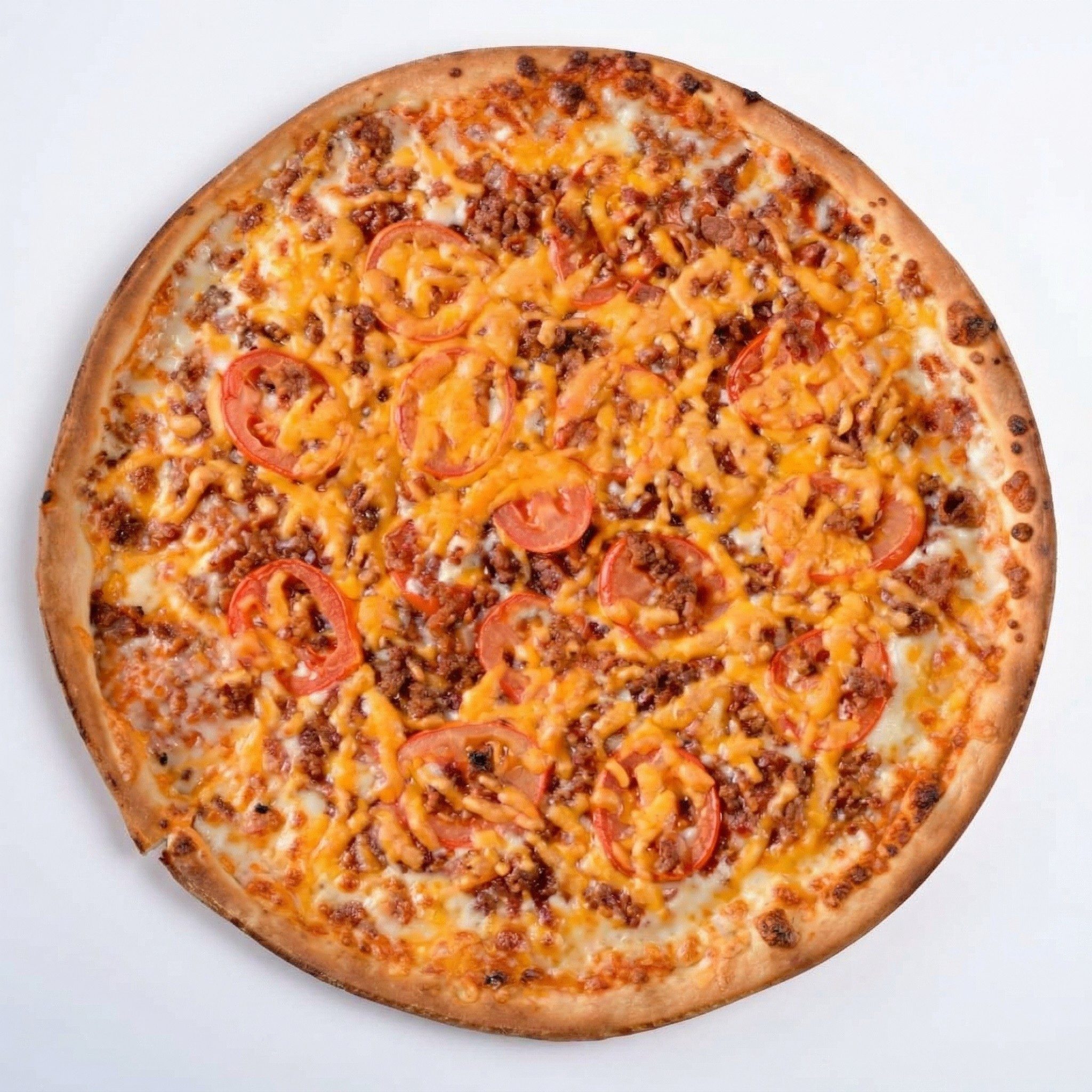3-Cheese Bacon & Roma Pizza.