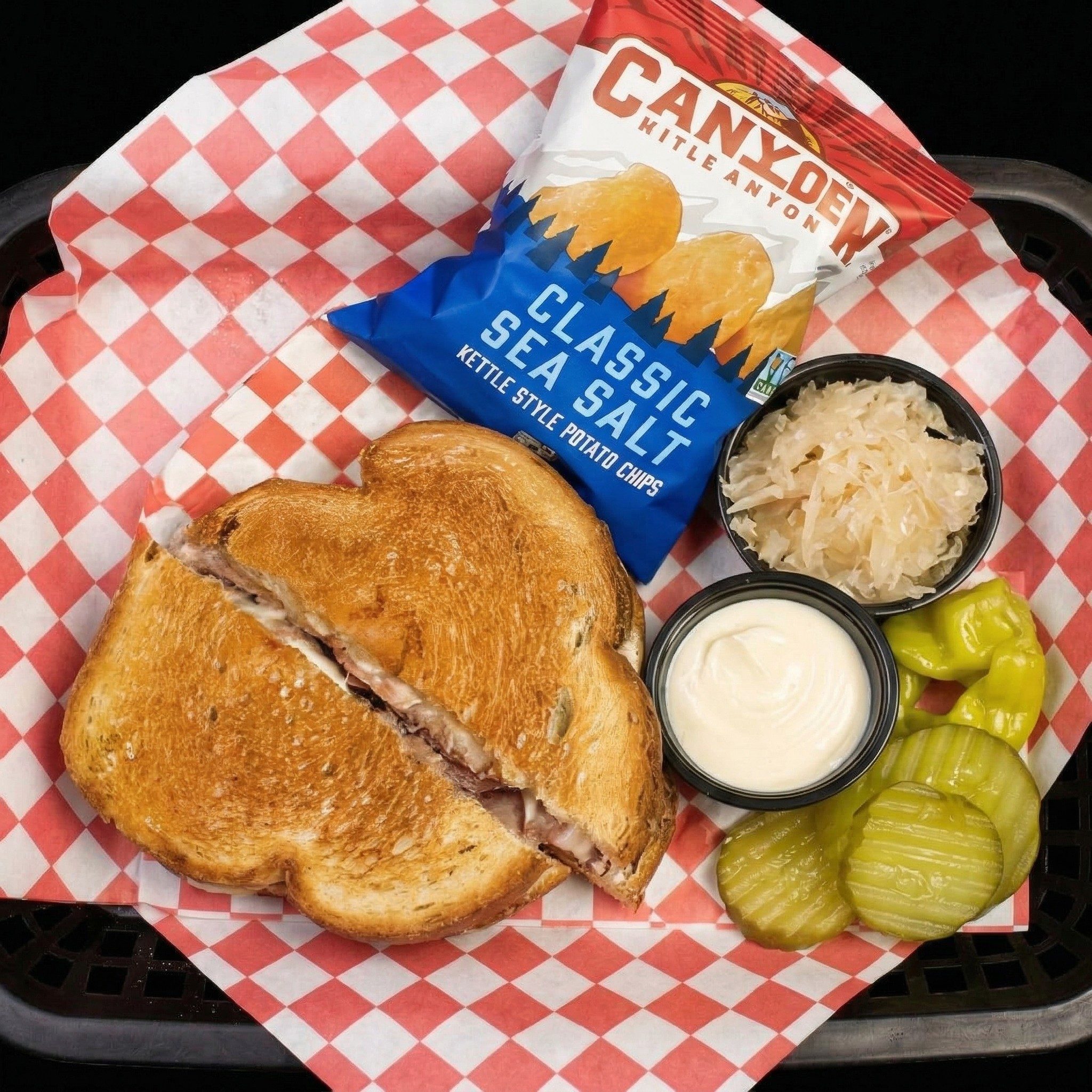Classic Corned Beef & Kraut Sub.